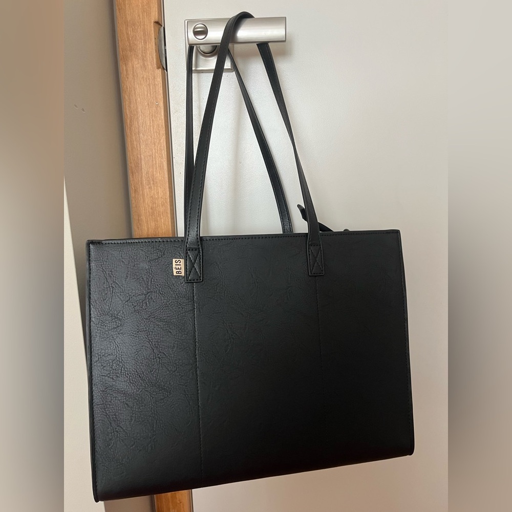 Béis ‘The Work Tote’ in Black NWOT